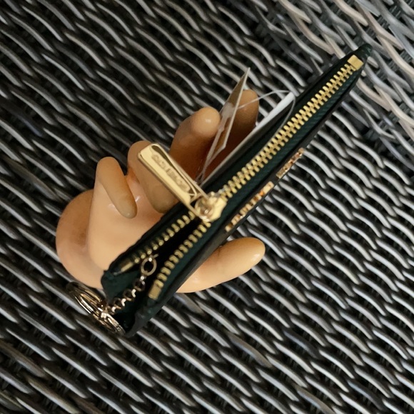 Michael Kors Jet Set Travel Small CoinPouch Wallet Racing Green - Picture 12 of 16